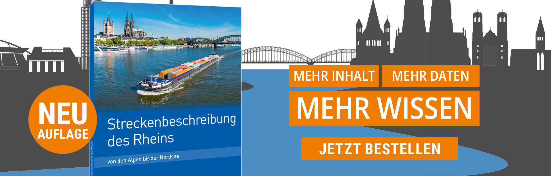 Streckenbeschreibung des Rheins - zur Seite Jetzt bestellen